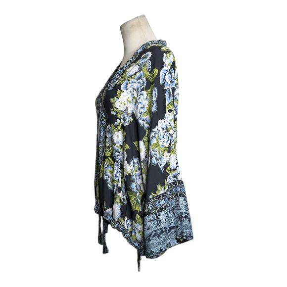 Free People Wildflower Cinched Kimono Jacket Size XS/S - Picture 7 of 12